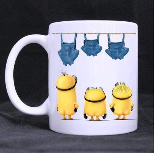 Cartoon despicable me minions morph mug heat