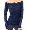 Women Blouses Off Shoulder Lace Crochet