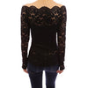 Women Blouses Off Shoulder Lace Crochet