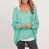 Women Blouse Batwing Long Sleeve Casual