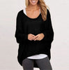 Women Blouse Batwing Long Sleeve Casual